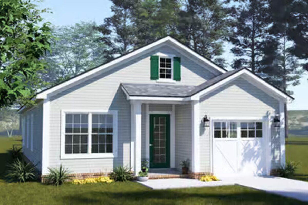 Three-bedroom cottage with attached garage